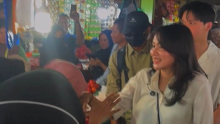 Sherly Laos Blusukan di Pasar Ternate, Janjikan Swasembada Pangan di Malut
